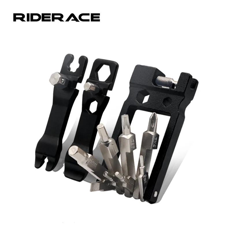 Ensemble d'outils de réparation de vélo 20 en 1, clé à rayons hexagonaux pliable multifonction, outi