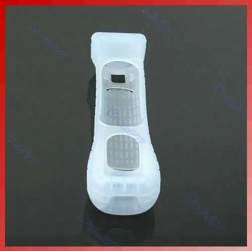Coque de protection en silicone anti-chute pour manette Nintendo Wii, coque souple, peau blanche, Mo