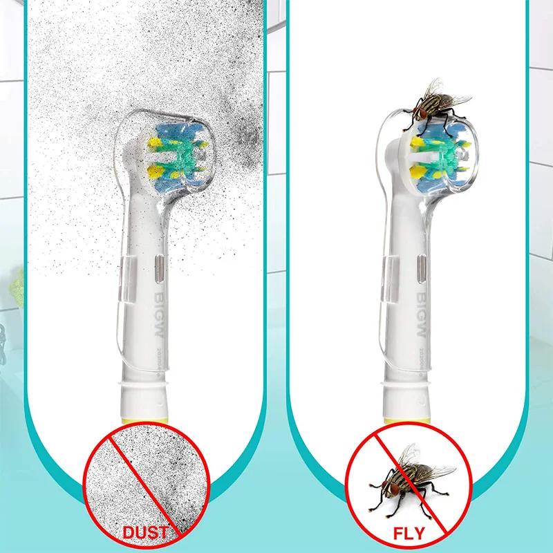 Couvercle de protection des têtes de brosse à dents électrique, 2/4 pièces, couvercle de protection 