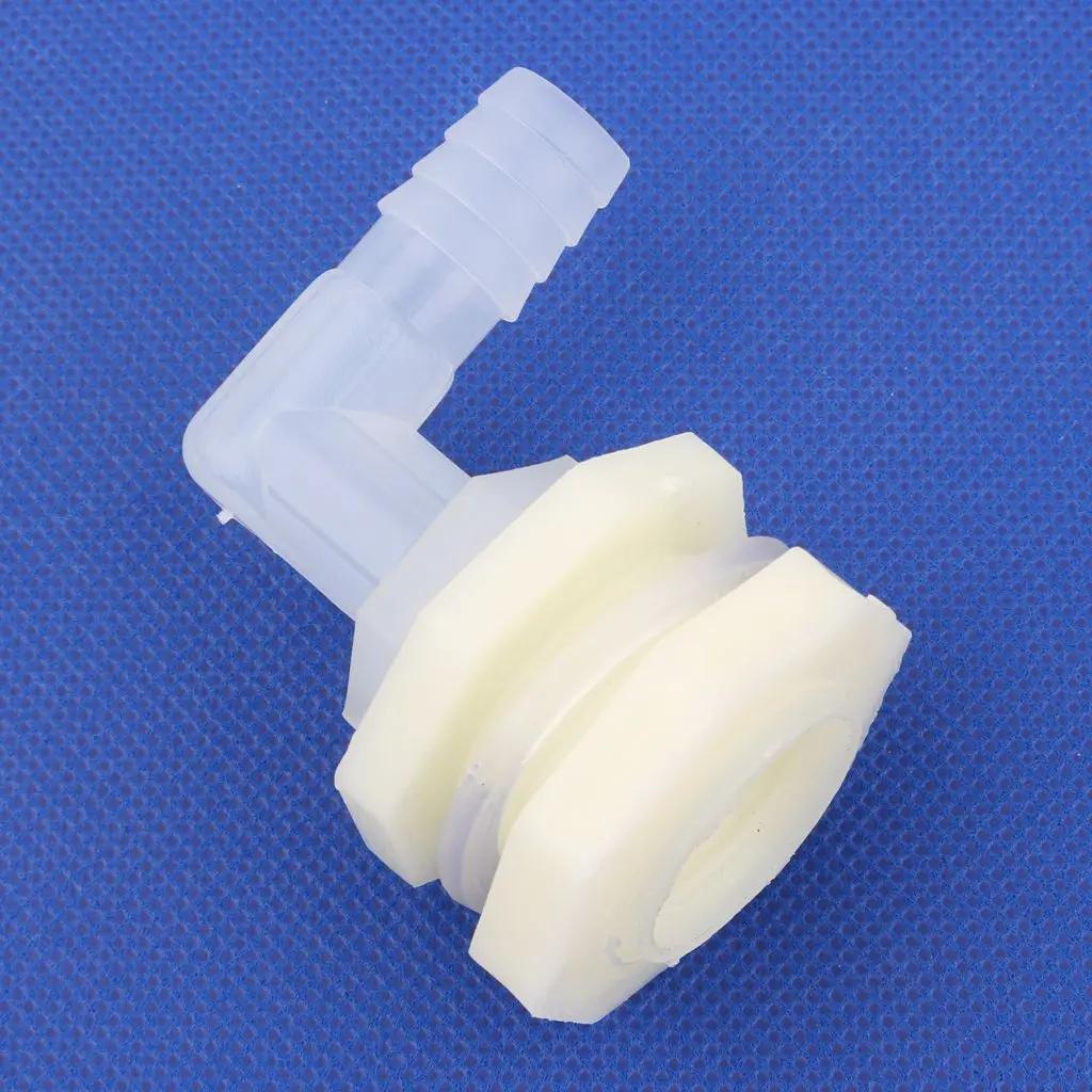 1 ensemble ABS 1/2 pouces à 6.4 ~ 20mm connecteur de réservoir d'eau coudé Aquarium jardin tuyau d'i