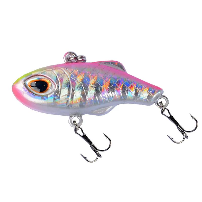 Leurre de pêche à la manivelle, mini wobblers durs, appâts vibrants, leurre de pêche en mer, hiver, 