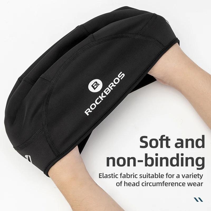 ROCKBROS casquettes de cyclisme coupe-vent thermique polaire vtt casquette de vélo Ski équitation mo