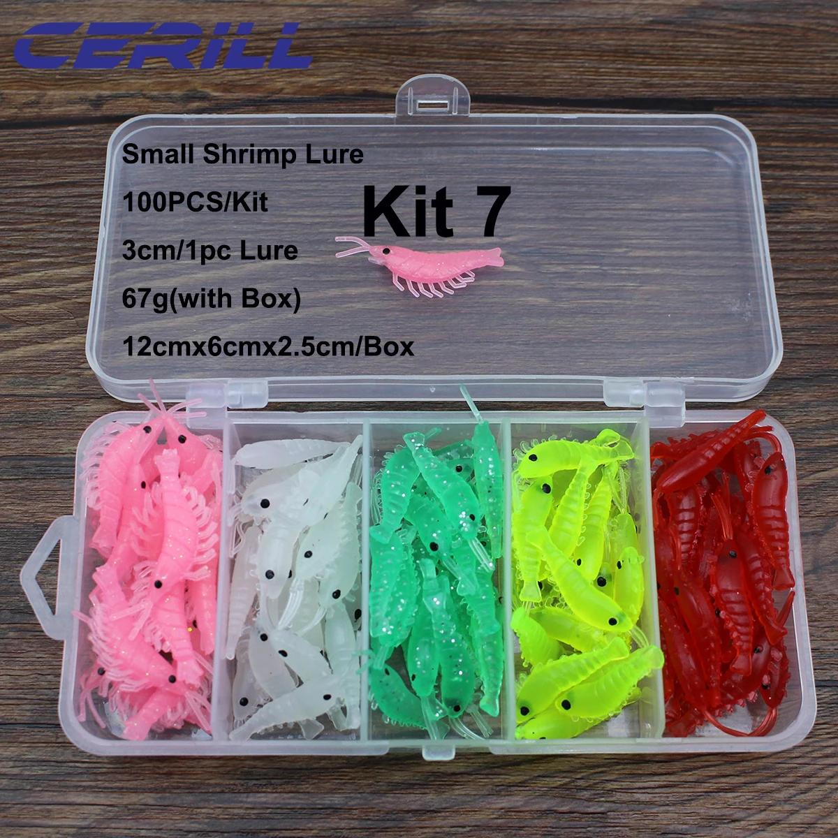 Cerill-Leurres de pêche en silicone souple, petit appât, carpe, bar, jigging, WobJeff, nageur Él, ma