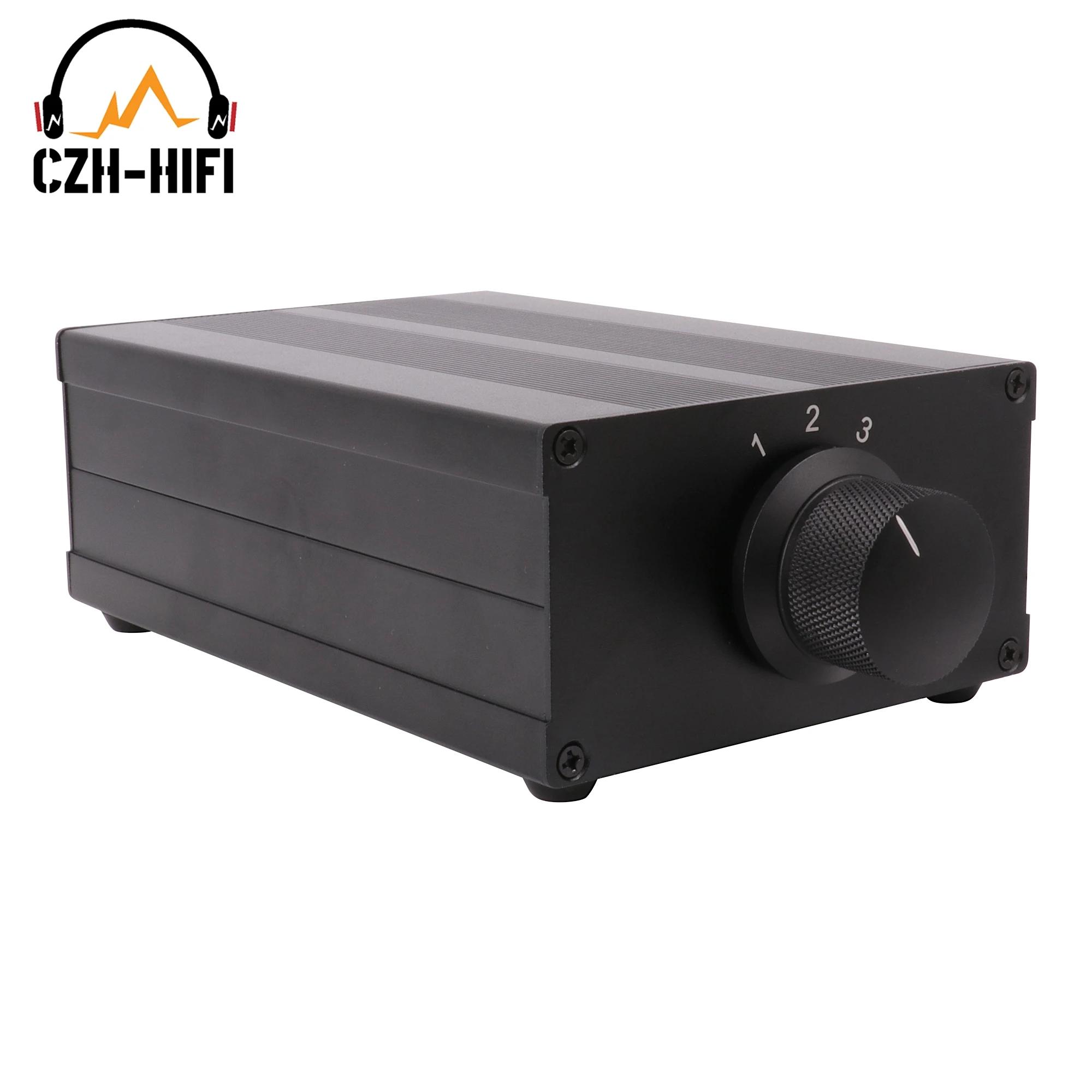 Sélecteur de source audio entièrement en aluminium usiné, convertisseur de commutation, séparateur d