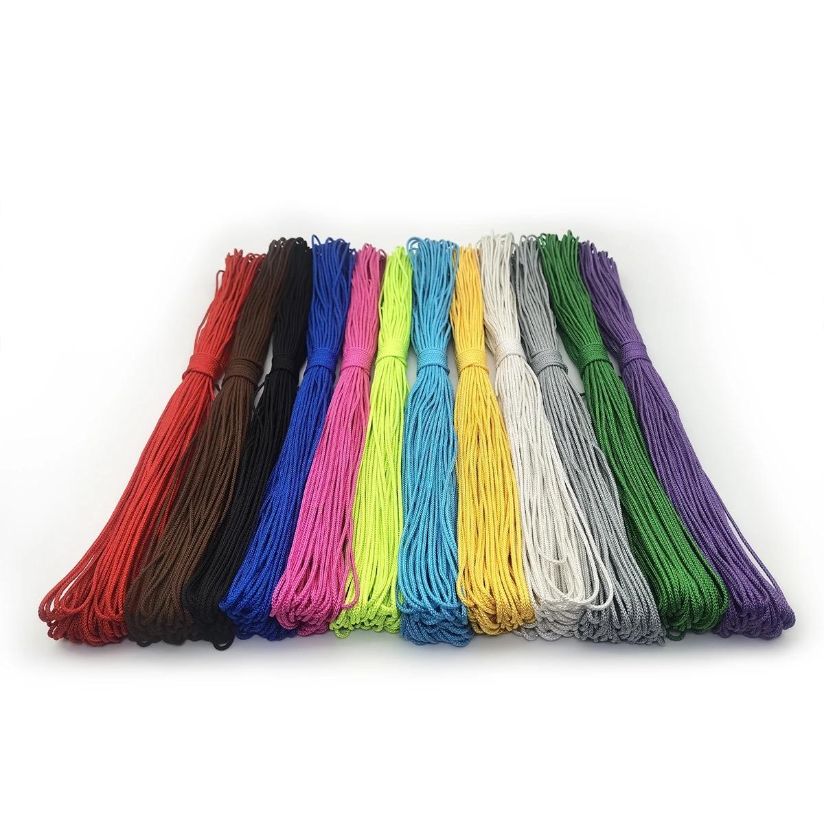 Paracorde de Camping, diamètre 1.5mm, corde à linge, Bracelet tactique, accessoire, collier, corde p