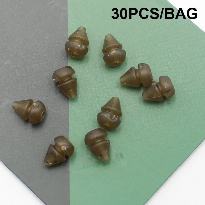Accessoires de pêche à la carpe, 30 pièces, perles Heli Chod pour plates-formes d'hélicoptère, matér