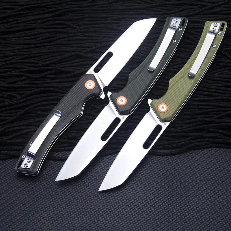 ETIGER FT957 wiches couteau pliant, manche en fibre AREX, camping en plein air, chasse, pêche, rando