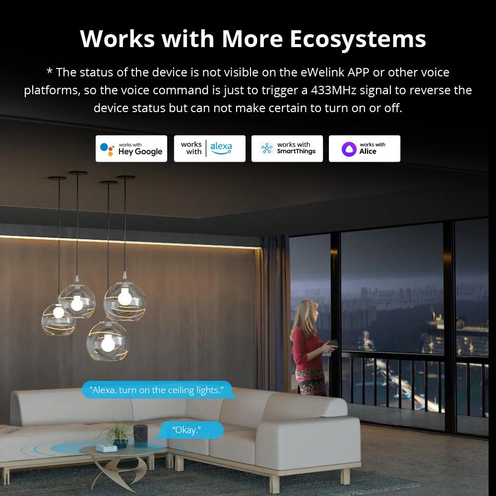 SONOFF RF Bridge R2 433MHz RF Wi-Fi passerelle sans fil scène intelligente prise en charge de la séc