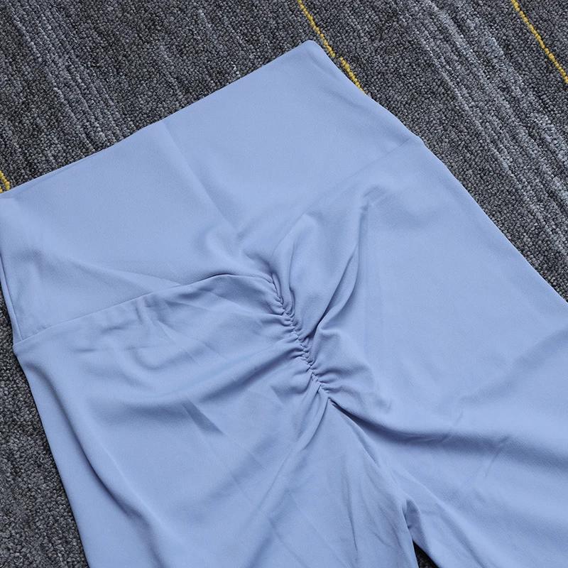 SOISOU – Leggings de Yoga sans couture pour femmes, pantalon de couleur unie, taille haute, élastiqu