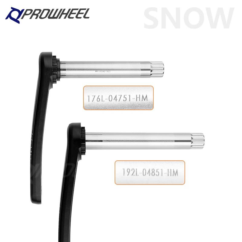 PROWHEEL pédalier de vélo de neige pédalier Fatbike 176/192mm support inférieur Compatible pour SRAM