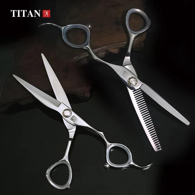 Titan – ciseaux amincissants pour coiffeur professionnel, pour outils de salon de coiffure, kit de c