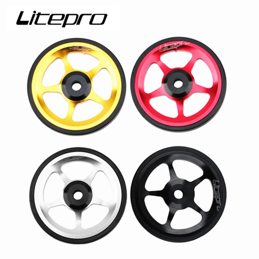 Litepro vélo pliant roue facile pour Brompton alliage d'aluminium CNC Easywheel ultraléger roulement