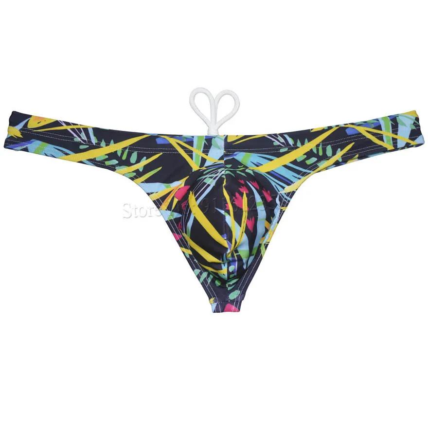 Maillot de bain en nylon pour hommes, bikini sexy, string, séchage rapide, dessin animé, mini, vêtem