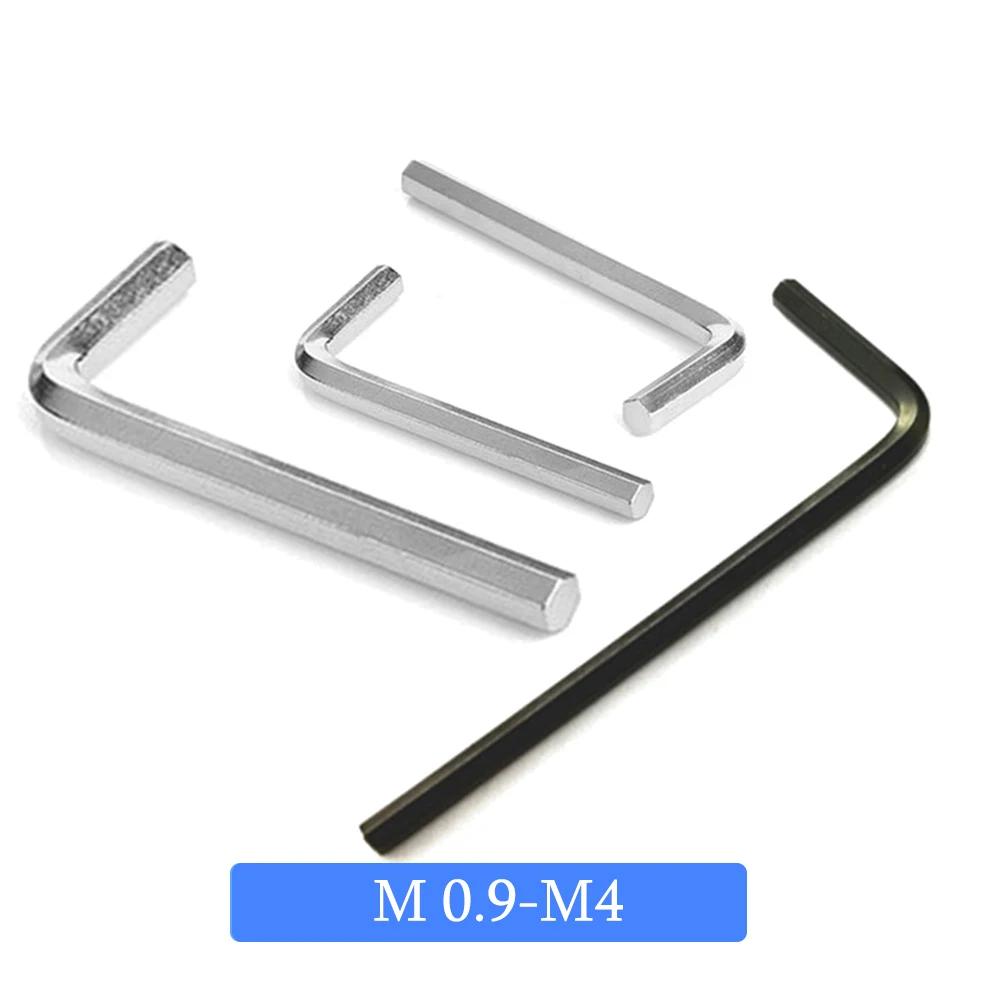 Clé hexagonale plate pour ordinateur M0.9 M1.27 M1.5 M2.5 M3 M4, Allen métrique, extrémité à pointe 