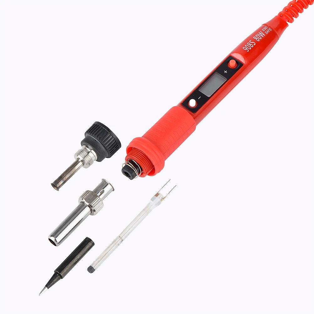 JCD-Kit de fer à souder électrique numérique, température réglable, outil de soudage, chauffage en c