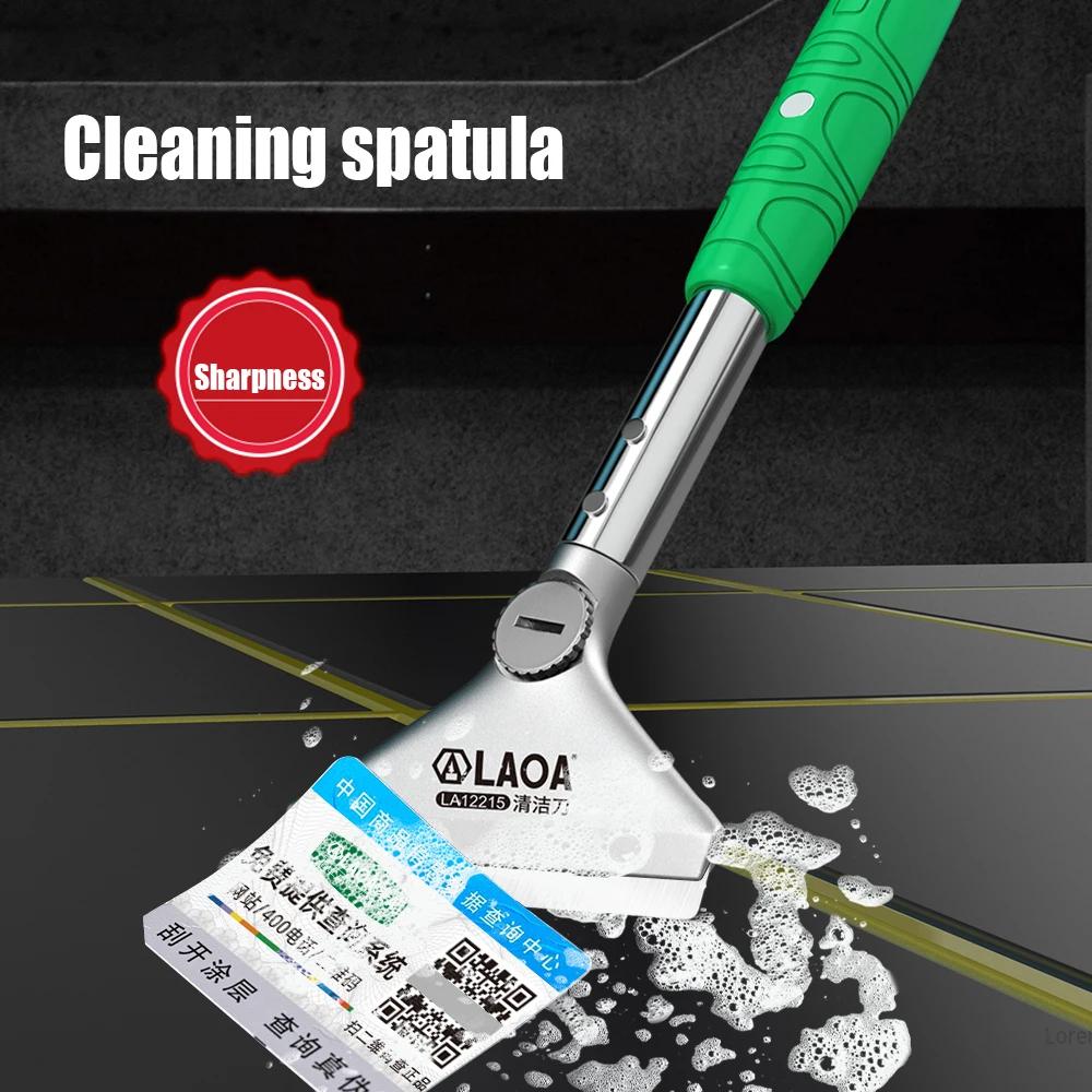 LAOA Spatule de nettoyage multifonctionnelle pour verre, carrelage, colle, autocollants et peinture 