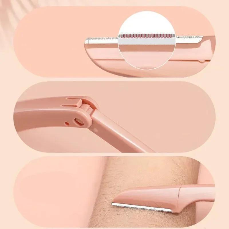Épilateur facial pour femme, 3 pièces