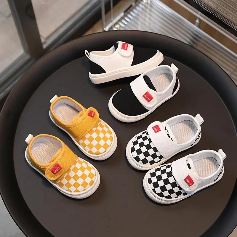 Children Canvas Shoe 2025Spring Summer New Children Sneakers Boy Girl Cloth Shoes Kid Shoes Baby Kin