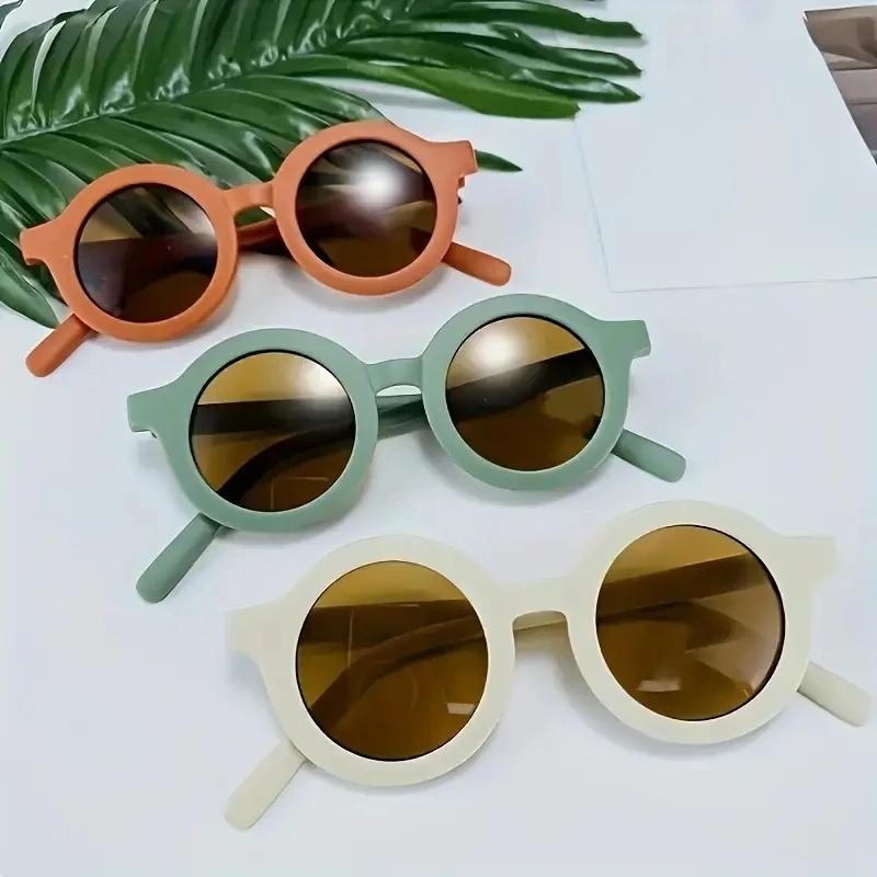 Lunettes de soleil mignonnes pour bébé, lunettes de soleil pour enfants, outil de photographie en pl