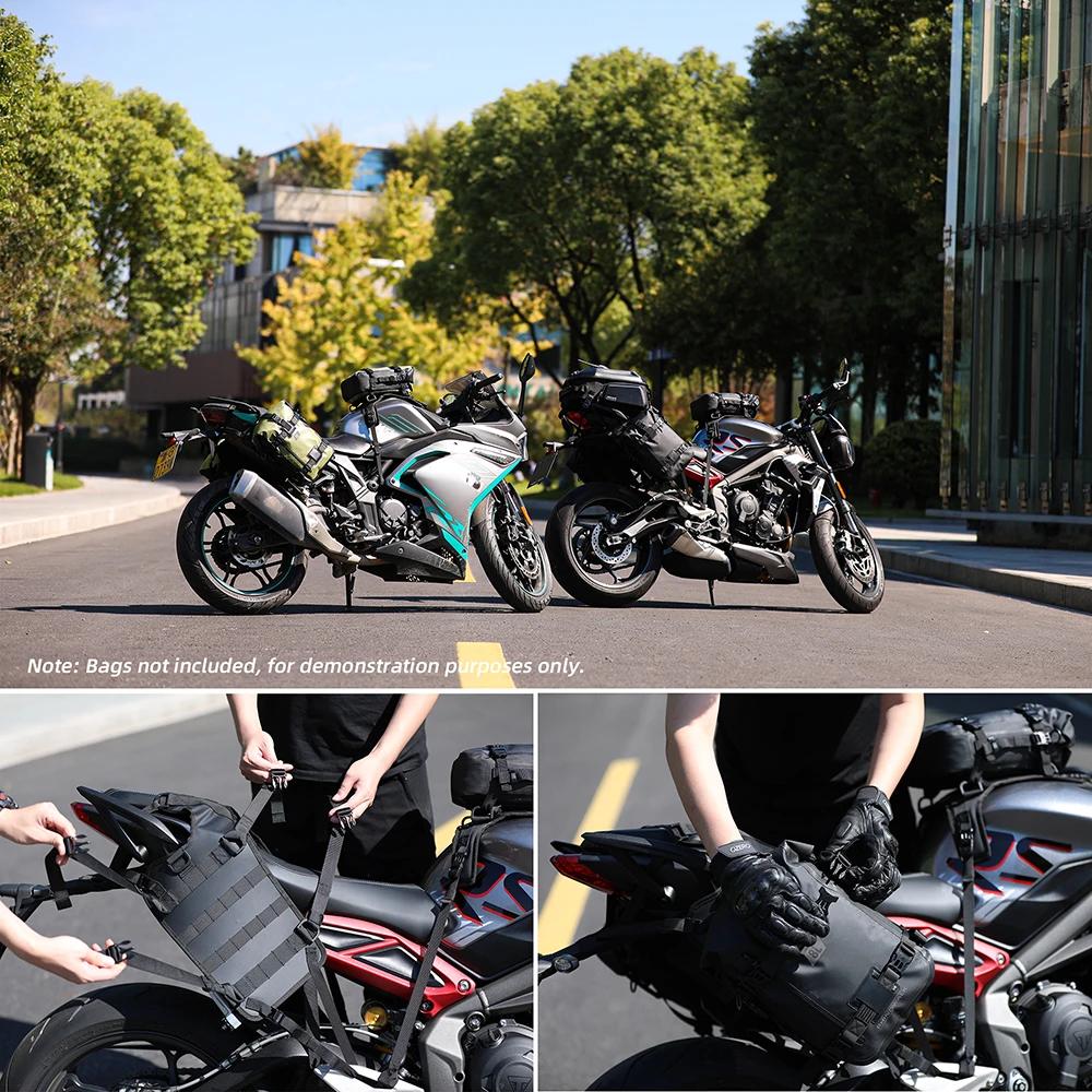 Rhinowalk – Base de selle universelle pour moto, emballage de siège arrière, accessoires de sac laté