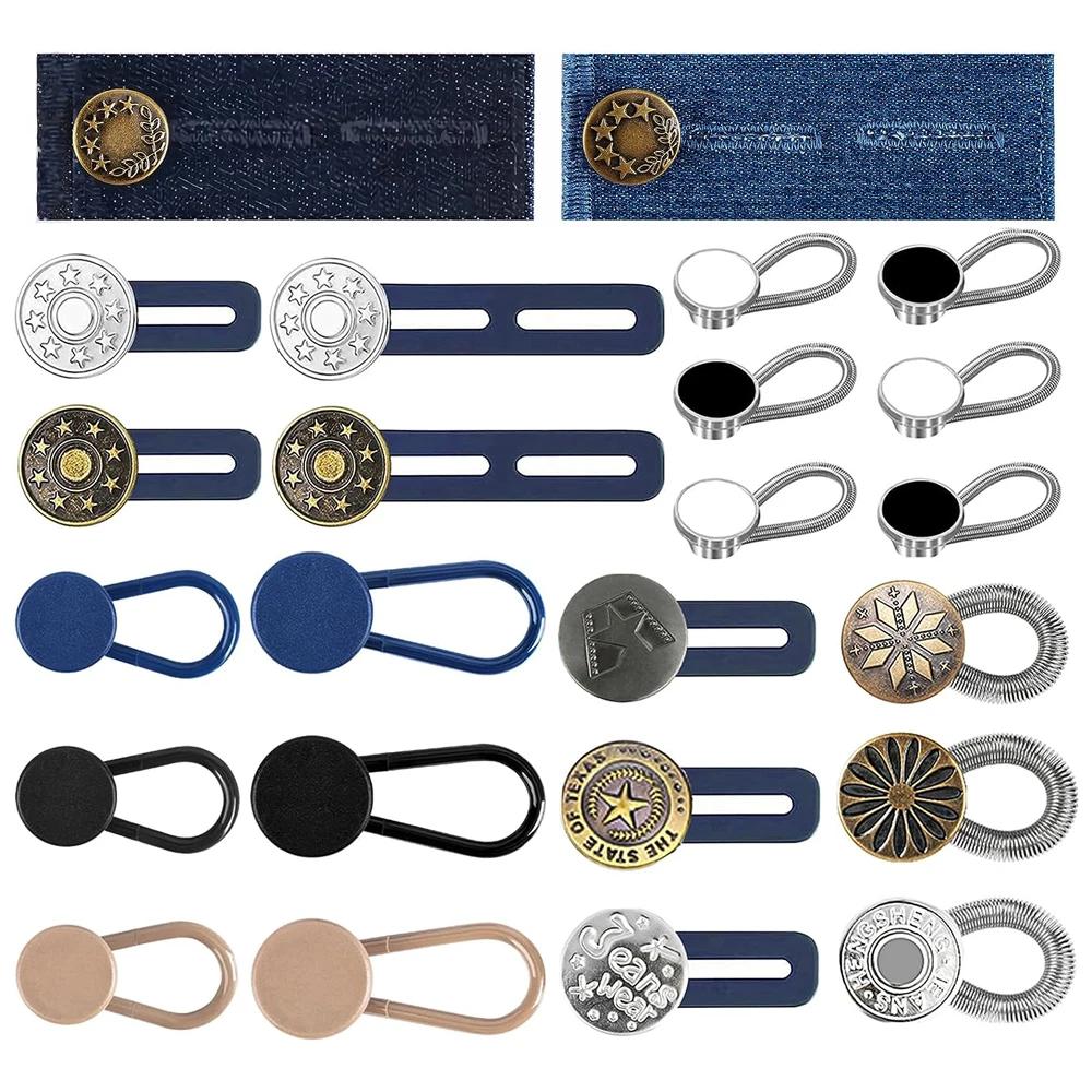 Extension de boutons de pantalon, extensions de col de chemise, extension de taille en jean, bouton 