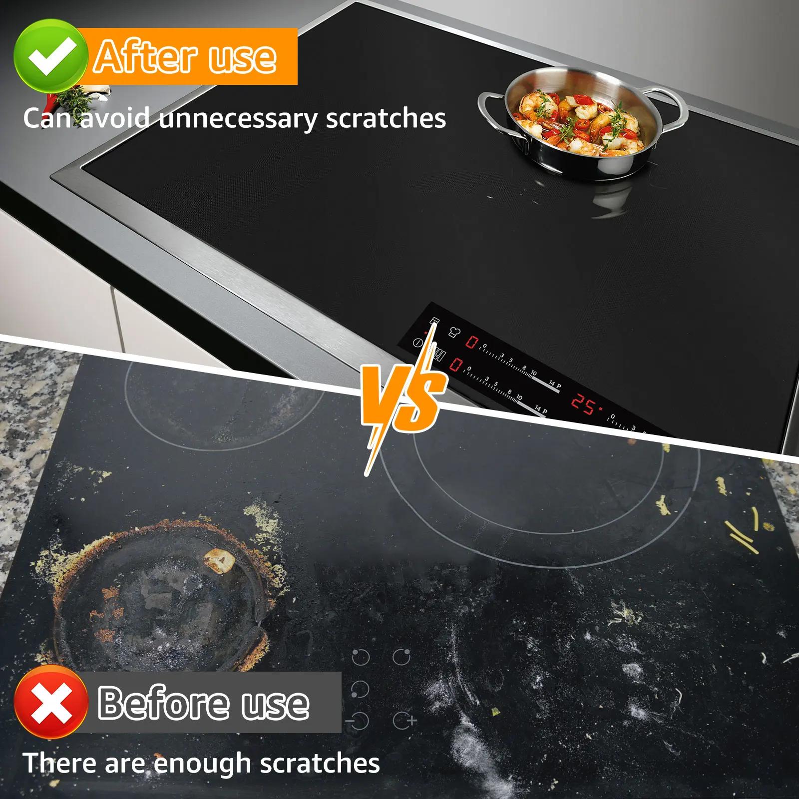 Tapis de table de cuisson à Induction en Silicone, antidérapant, pour cuisinière électrique, protect