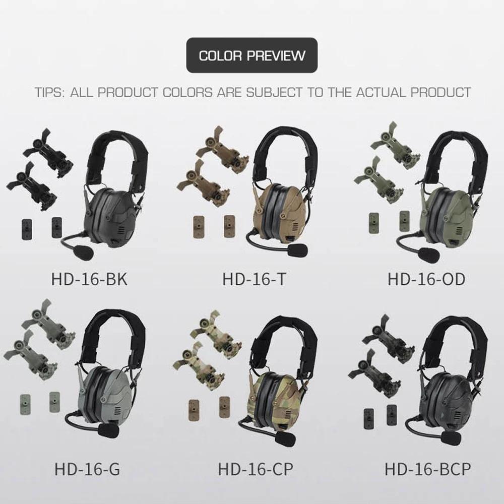 Casque DulBluetooth à réduction de bruit pour coque de noyau OPS et casque de M-LOK Wendy chasse tir