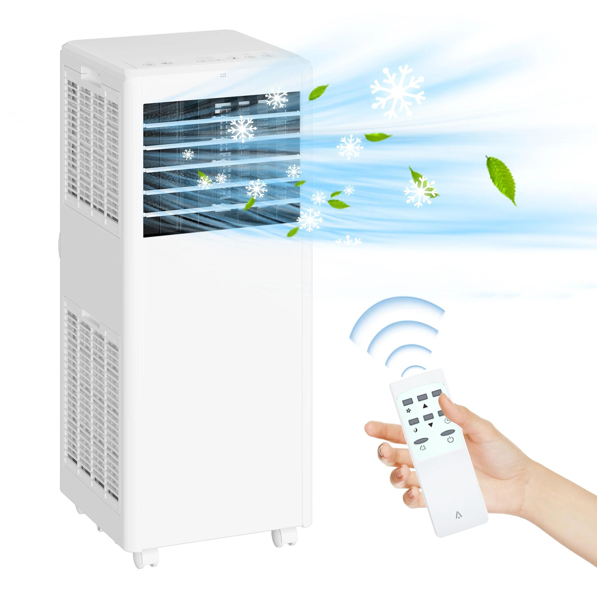 Climatiseurs portables 8000 BTU avec déshumidificateur, ventilateur, télécommande, minuterie 24 heur