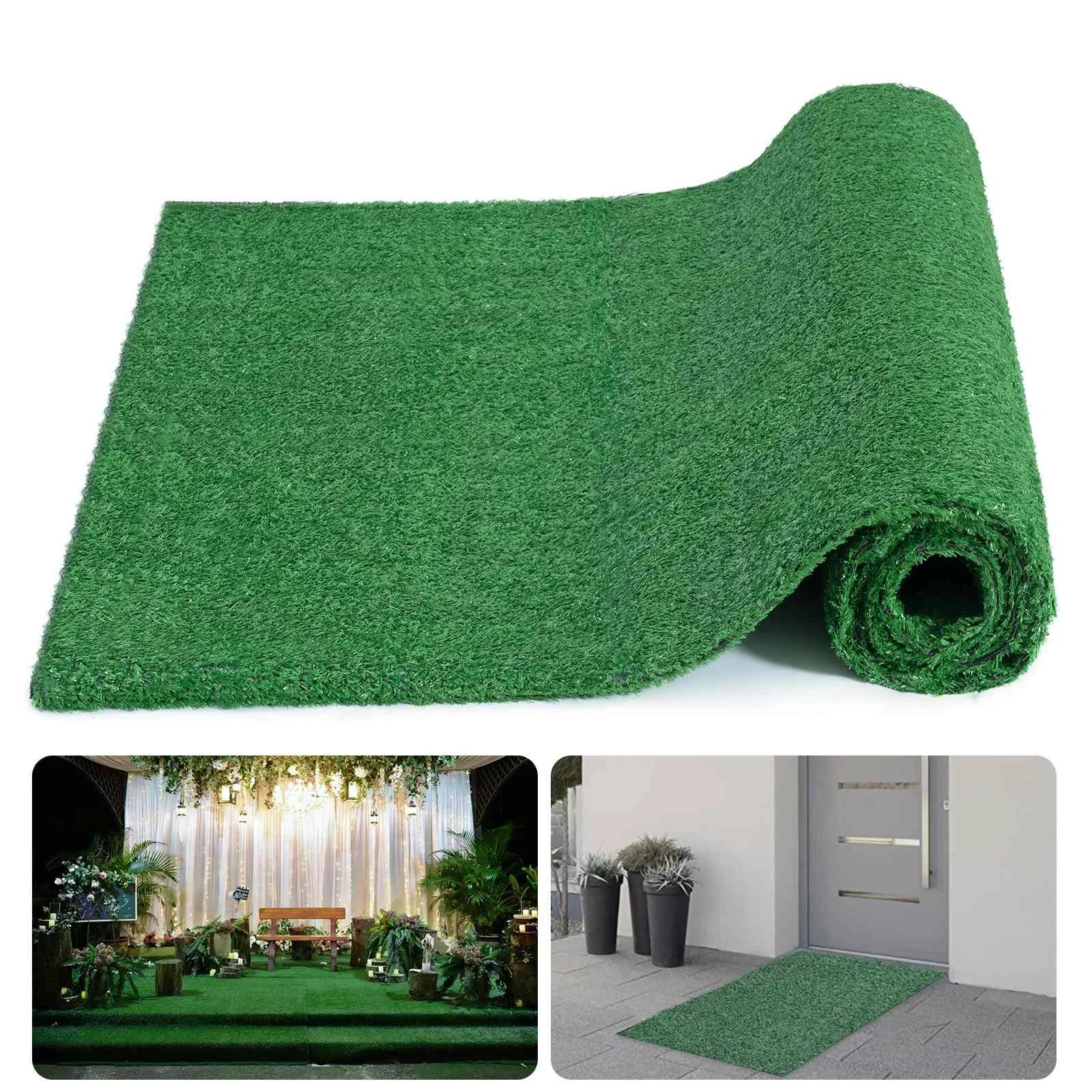 Gazon Élde simulation de prairie, mousse de pelouse, faux polymère vert, tapis de bricolage, micro p