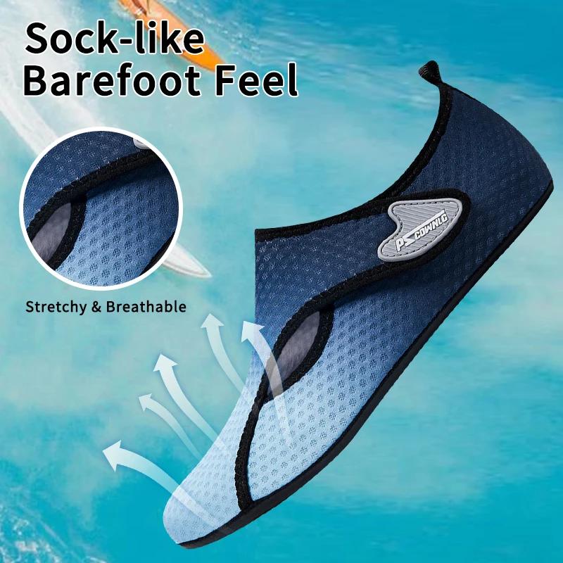 Hommes femmes chaussures d'eau sport plage natation chaussettes anti-dérapant Fitness gymnase Yoga d