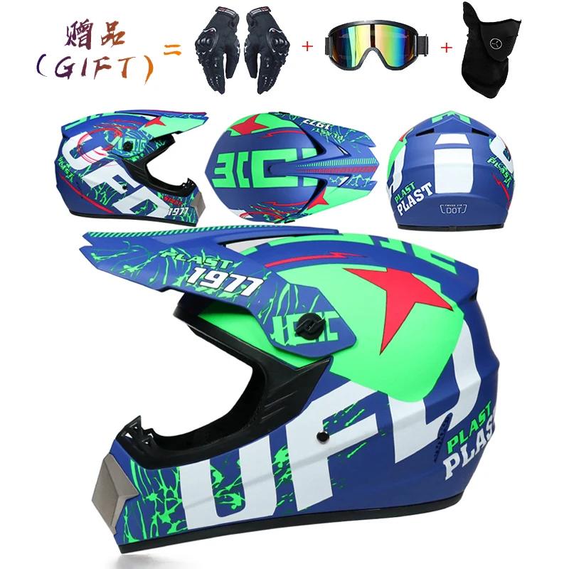 Casque de motocross de sécurité Casco Motocross vélo descente capacité ATV casque croisé enfant casq