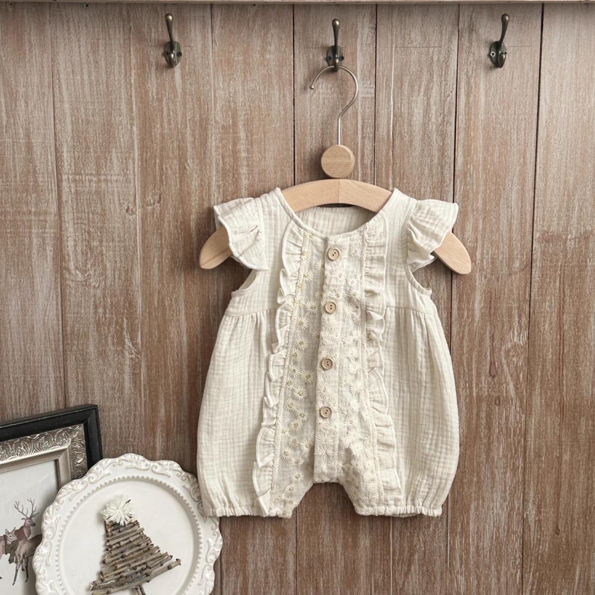 Nouvelle collection d'été : Vêtements pour bébés, barboteuse fine pour garçons et filles, combinaiso