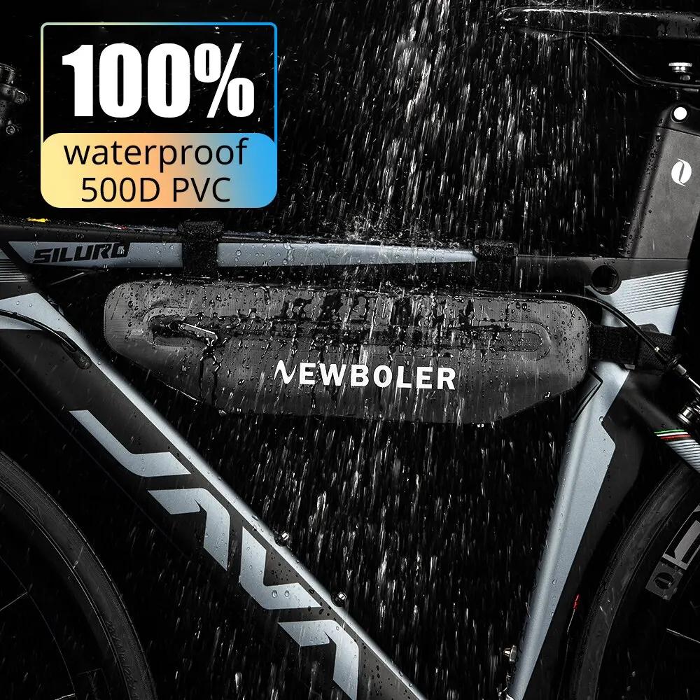 NEWBOLER Sacs De Vélo Vélo Top Tube Avant Cadre Sac Étanche VTT Route Triangle Pannier Dirtresistant