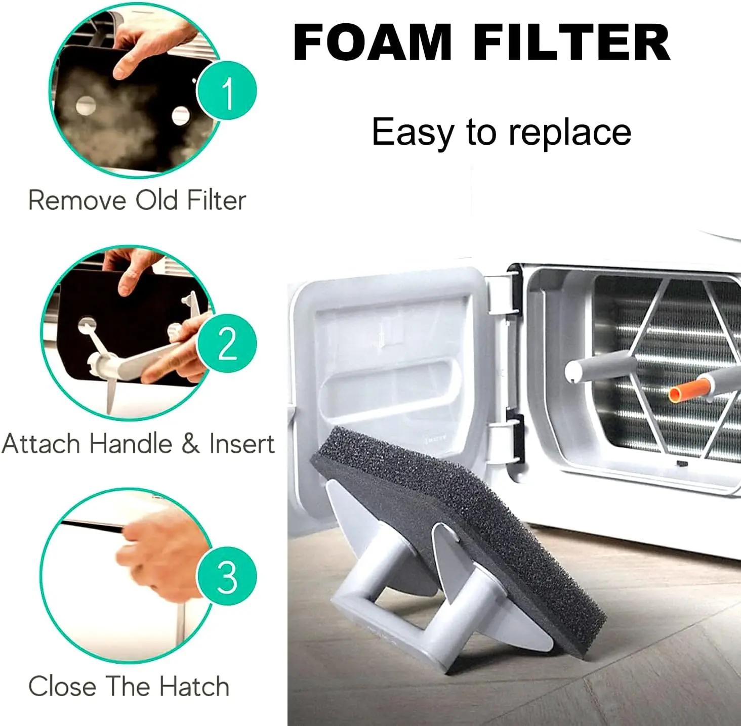 Remplacement Miele T1 9164761   Pièces de filtre à peluches pour sèche-linge allemand, filtre de pli