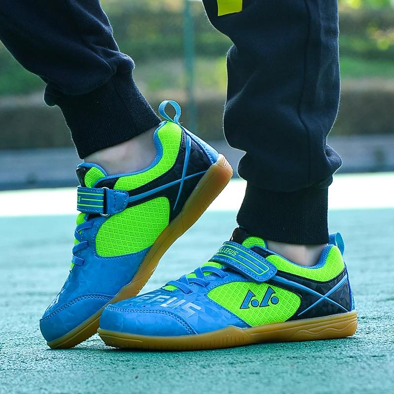 Chaussures tennis de table pour couples - Baskets badminton professionnelles respirantes mixte