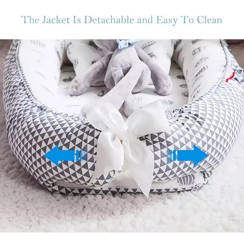 Noix de bébé en coton, berceau pour bébé, lit de bébé, couffin Portable, lit de voyage, pare-chocs a