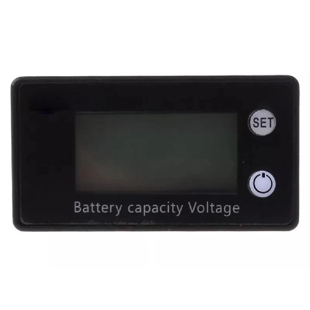 Indicateur de capacité de batterie DC 8V-100V plomb acide Lithium LiFePO4 voiture moto voltmètre jau