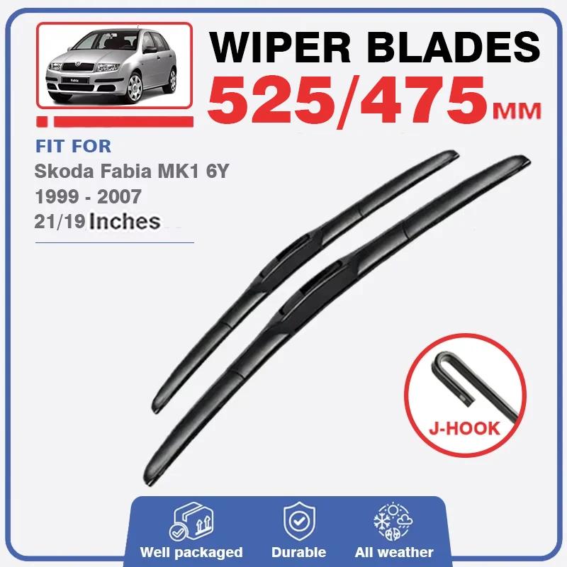 Balais d'essuie-glace pour Skoda Fabia MK1 6Y 1999 – 2007, accessoires de fenêtre de pare-brise avan
