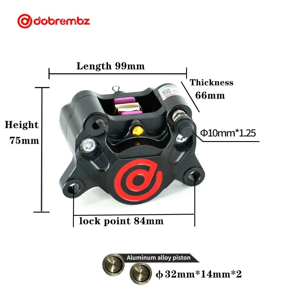 Étrier de disque de frein universel en aluminium CNC, 84mm x 2 pistons, pour Honda, Suzuki, Yamaha, 