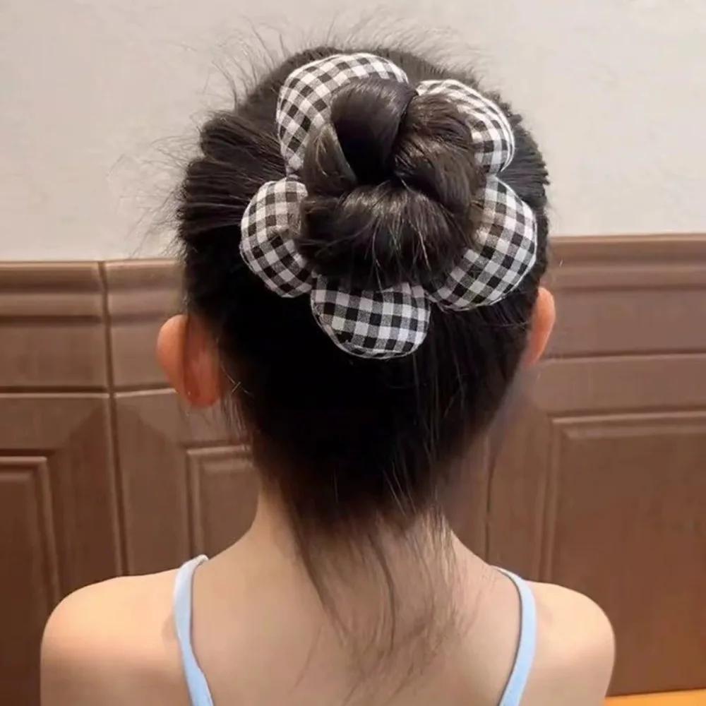Chouchous à fleurs Super mignons pour enfants, accessoires de bandeau élastique pour filles, cravate