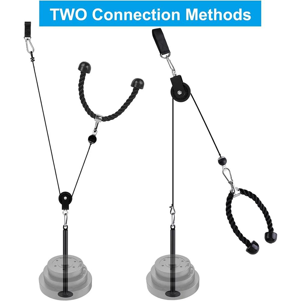 Système de poulie de traction pour musculation - Machine à câble pour triceps, biceps, dos et avant-bras