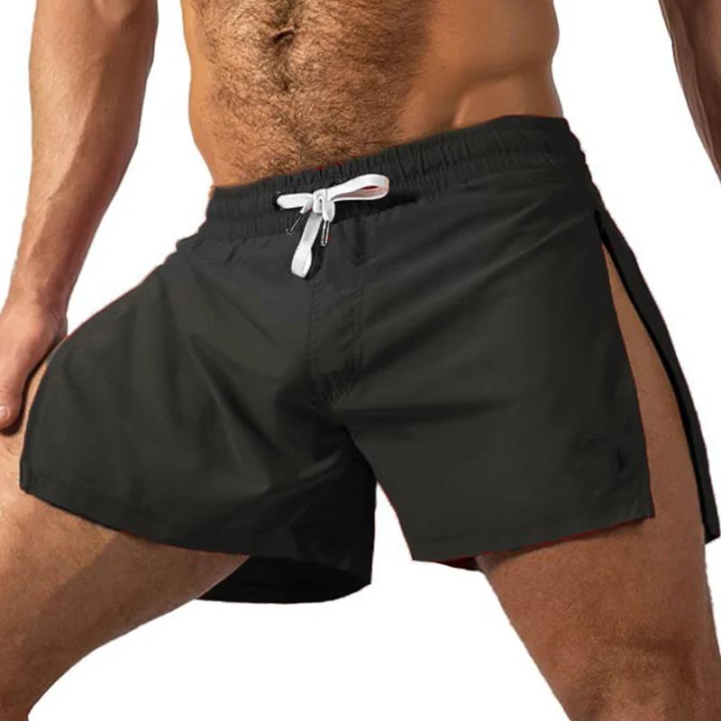 Shorts de sport d'été pour hommes, sweat-shirt à séchage rapide, bas de course, de plage, de Jogging