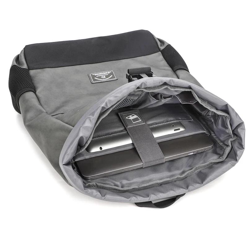 Sacs à dos d'ordinateur imperméables pour hommes et femmes, cuir PU léger, sac à dos à roulettes de 