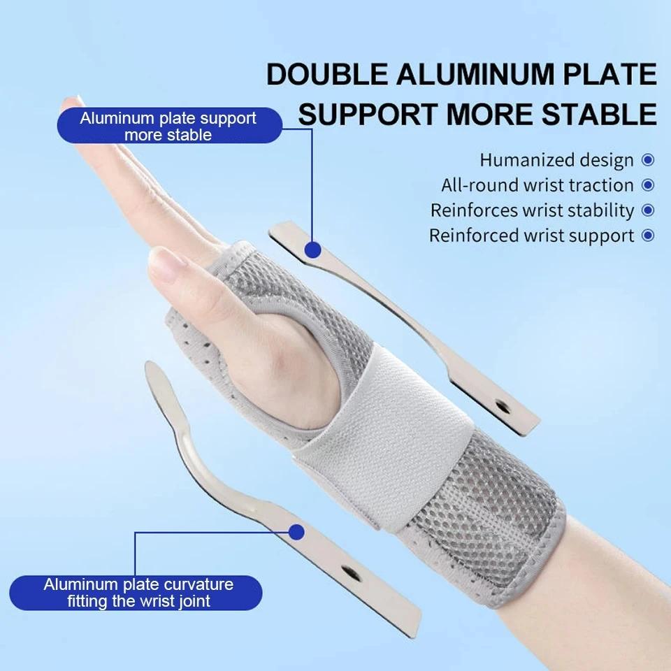 LOOGDEEL-Attelle de support de poignet respirante pour homme, attelle professionnelle, bracelet pour