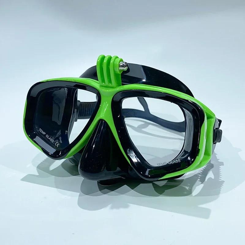 Masque de plongée sous-marine professionnel, lunettes de plongée sous-marine adaptées aux petites ap