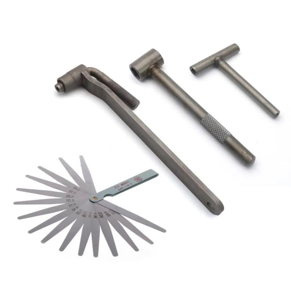 Outil de réglage de soupape de moteur de moto, douille hexagonale carrée, soupape en T essorée, vis 