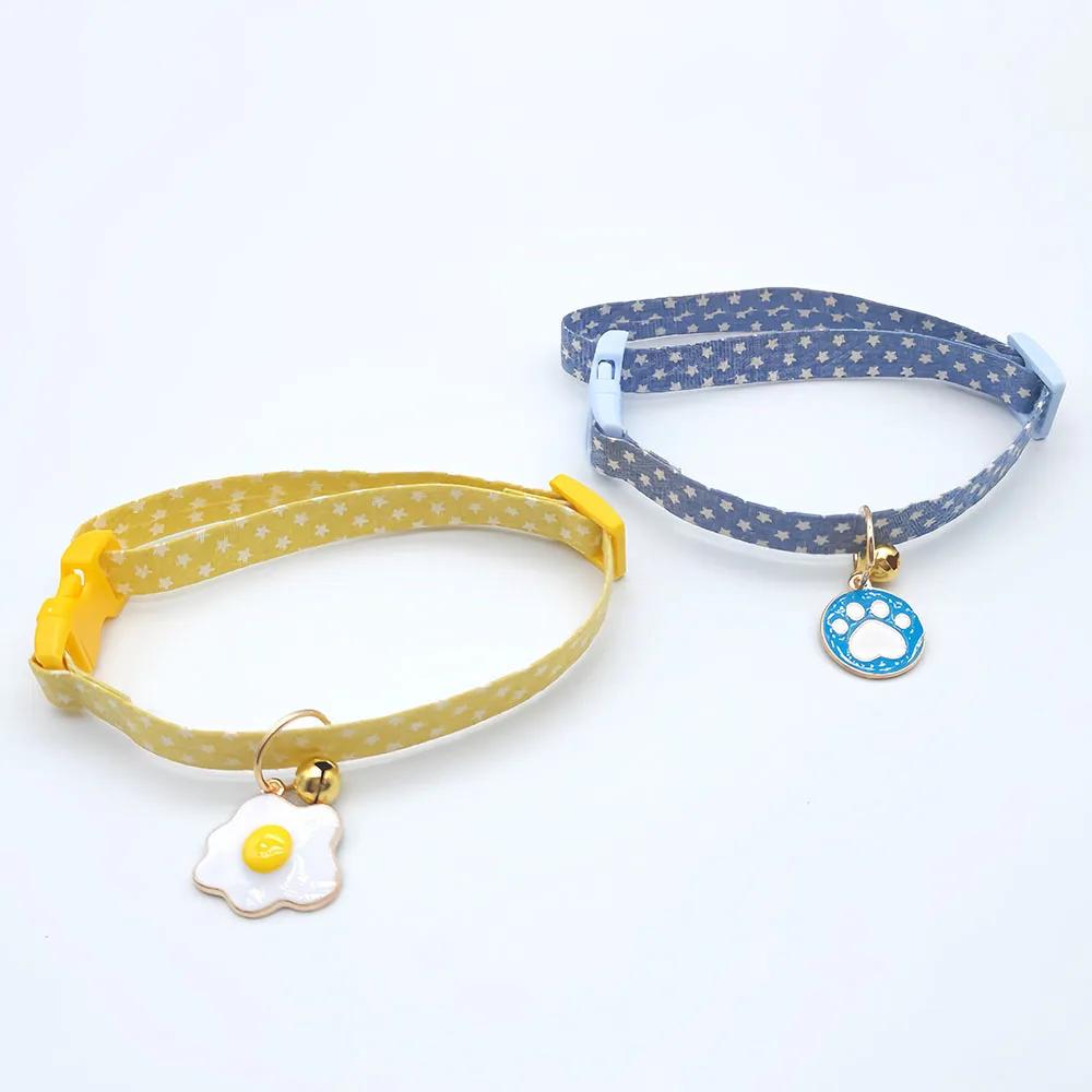 Collier réglable pour animaux de compagnie, avec cloche, pour petit chien, pendentif mignon, accesso