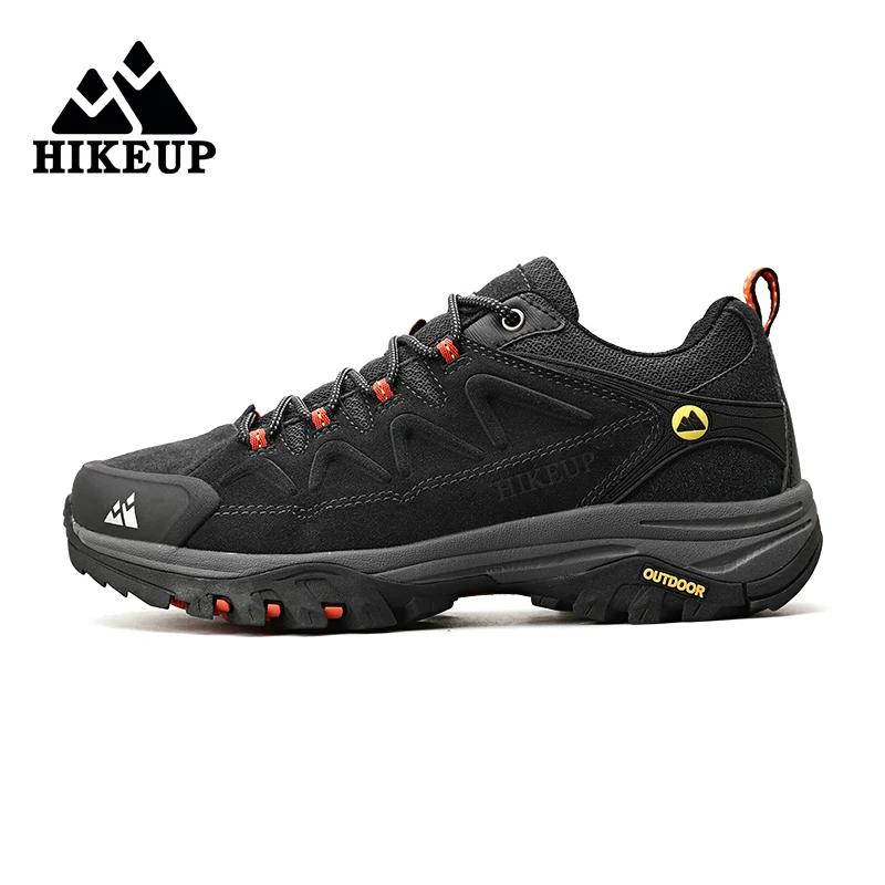 Bottes cuir imperméables homme HIKEUP - Chaussures décontractées luxe antidérapantes hiver