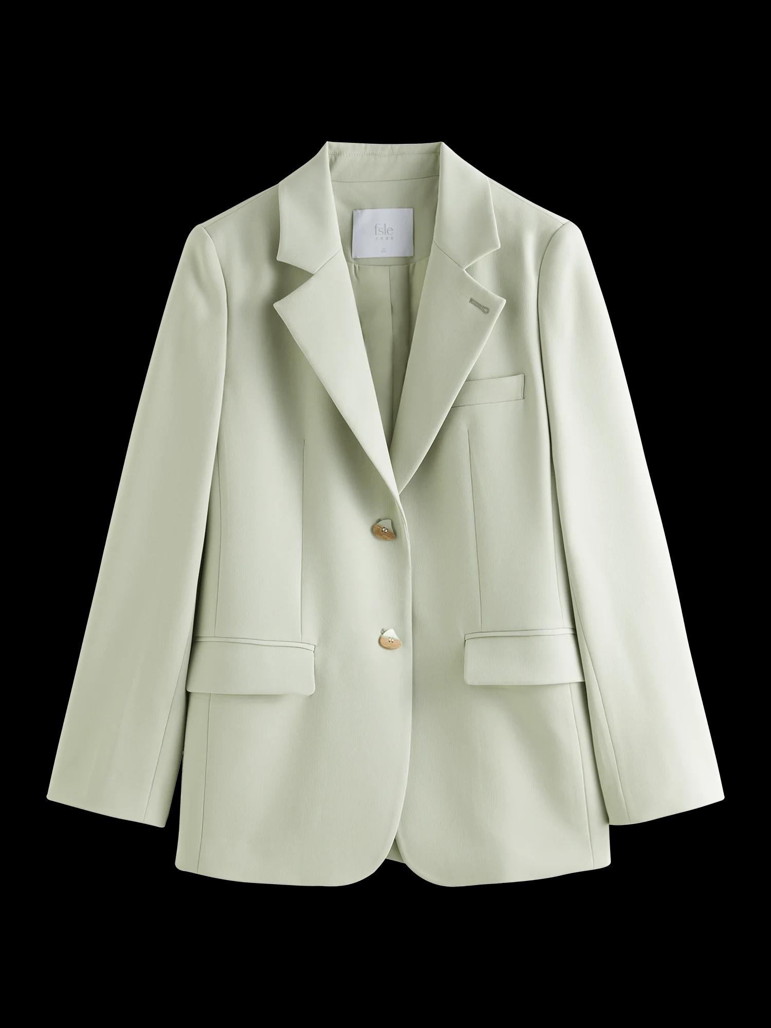 FSLE polyvalent Style élégant Blazer veste pour femmes 2025 nouveauté Design Unique bureau haut ampl