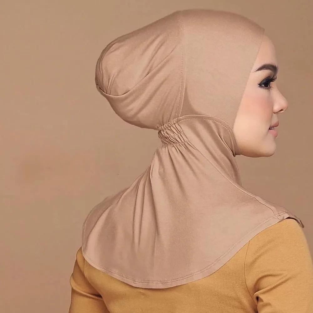 Ramadan islam hijab voile femme musulman sous-écharpe foulard musulmane pour femme tête foulards fem